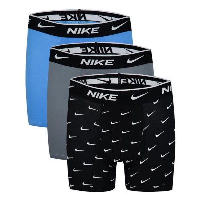 бански,гащета,детски,бански,костюми,nike,eday,cotton,printed,swimming,boxer,3,units,multicolor,(black,white)