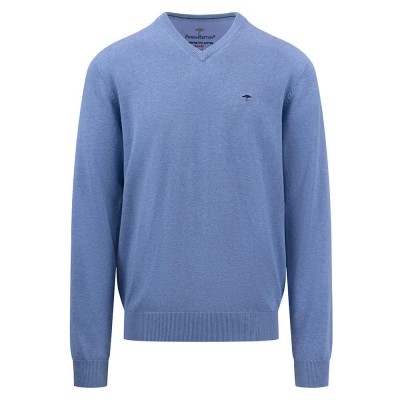 блуза,мъжки,пуловери,fynch,hatton,1413211,v,neck,sweater,crystal,blue,(blue)