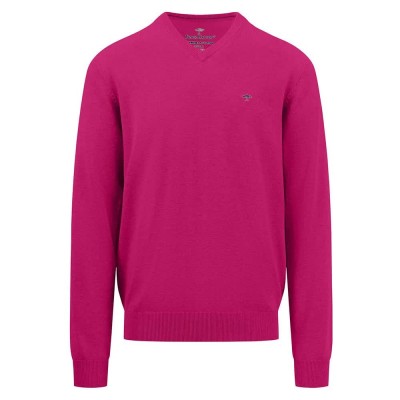 блуза,мъжки,пуловери,fynch,hatton,1413211,v,neck,sweater,malaga,(pink)