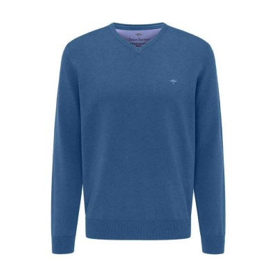 блуза,мъжки,пуловери,fynch,hatton,sfpk211,v,neck,sweater,azure,(blue)