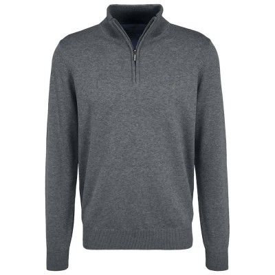 блуза,мъжки,пуловери,fynch,hatton,sfpk215,half,zip,sweater,grey,(steel)