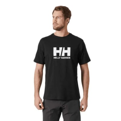 тениска,мъжки,тениски,helly,hansen,logo,2.0,short,sleeve,t,shirt,black
