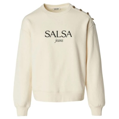 блуза,дамски,блузи,salsa,jeans,branding,sweatshirt,light,beige,(beige)