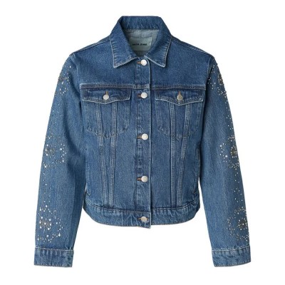 яке,дамски,якета,и,палта,salsa,jeans,flowers,jacket,blue