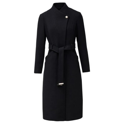 палто,дамски,якета,и,палта,salsa,jeans,pea,coat,black,(black)