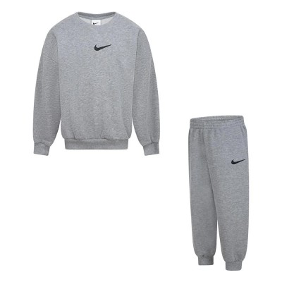 детски,екипи,nike,essential,fleece,crew,long,sleeve,set,grey,(dk,grey,heather)