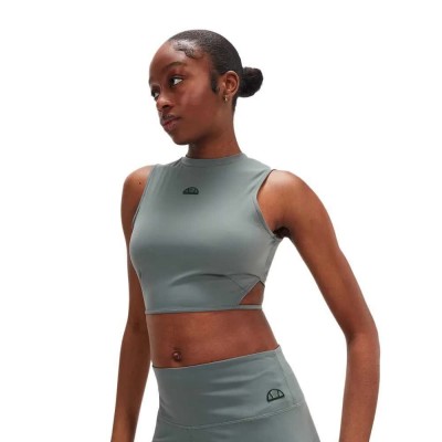 потник,дамски,топове,ellesse,doretta,cropped,sleeveless,top,grey,(dark,green)
