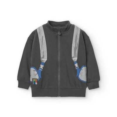 яке,мъжки,якета,дамски,якета,и,палта,boboli,fleece,jacket,grey,(anthracite)