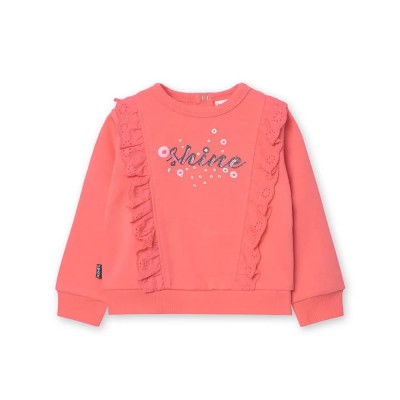 поларена,блуза,детски,блузи,boboli,fleece,sweatshirt,pink,(begonia)