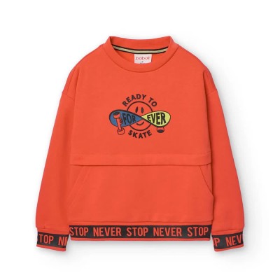 блуза,мъжки,пуловери,дамски,пуловери,boboli,pockets,sweater,orange,(paprika)