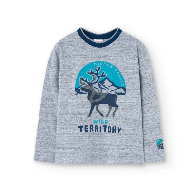 тениска,мъжки,тениски,дамски,тениски,boboli,knit,long,sleeve,t,shirt,grey,(ice)