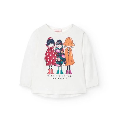 тениска,мъжки,тениски,дамски,тениски,boboli,knit,long,sleeve,t,shirt,white,(off,white)
