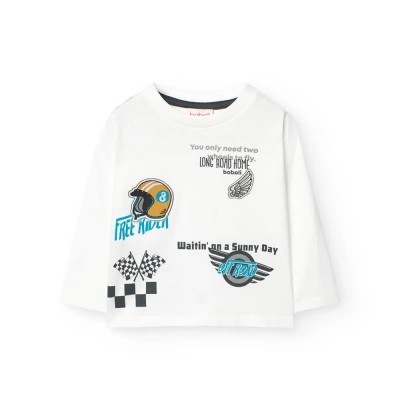 тениска,мъжки,тениски,дамски,тениски,boboli,knit,long,sleeve,t,shirt,white,(off,white)