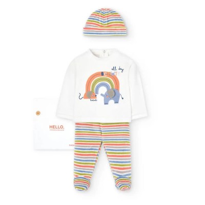детски,екипи,детски,облекла,за,момчета,boboli,knit,long,sleeve,set,multicolor,(off,white)
