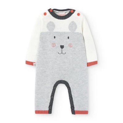 детски,пижами,boboli,knitted,play,long,sleeve,pelele,white,grey,(grey)