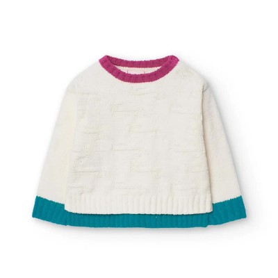 блуза,мъжки,пуловери,дамски,пуловери,boboli,knitwear,sweater,beige,(off,white)