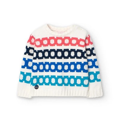 блуза,мъжки,пуловери,дамски,пуловери,boboli,knitwear,sweater,white,(off,white)