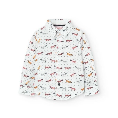 риза,с,дълъг,ръкав,дамски,ризи,мъжки,ризи,boboli,poplin,long,sleeve,shirt,multicolor,(print)