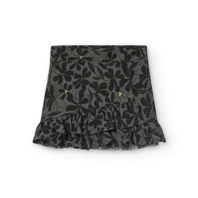 пола,детски,поли,и,рокли,boboli,printed,skirt,black,grey,(print)