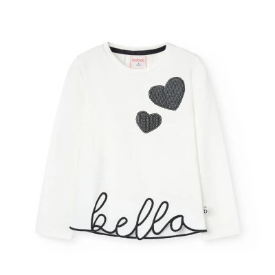 тениска,мъжки,тениски,дамски,тениски,boboli,stretch,knit,long,sleeve,t,shirt,white,(off,white)