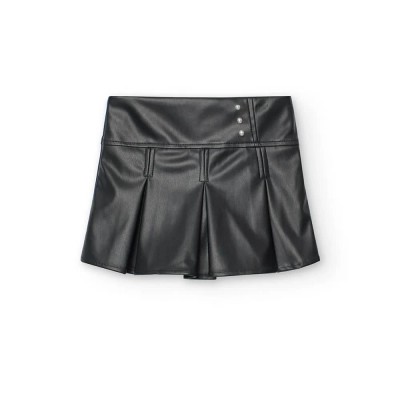пола,детски,поли,и,рокли,boboli,synthetic,leather,skirt,black,(black)