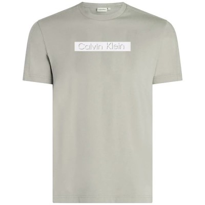 тениска,мъжки,тениски,calvin,klein,cut,out,shadow,logo,short,sleeve,t,shirt,beige