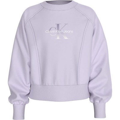 блуза,детски,блузи,calvin,klein,jeans,gradient,monogram,cn,sweatshirt,purple,(pastel,lilac)
