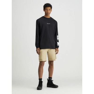 дънки,мъжки,панталони,calvin,klein,jeans,j30j326823,cargo,shorts,black,(travertine)