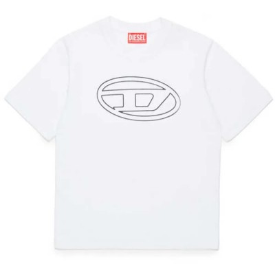 детска,тениска,детски,тениски,diesel,kids,j01788,short,sleeve,t,shirt,white