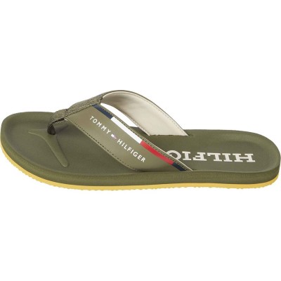 джапанки,мъжки,джапанки,и,чехли,tommy,hilfiger,comfort,flip,flops,green