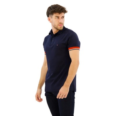 мъжки,блузи,с,яка,tommy,hilfiger,interlock,detail,regular,short,sleeve,polo,blue
