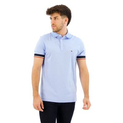 мъжки,блузи,с,яка,tommy,hilfiger,interlock,detail,regular,short,sleeve,polo,blue