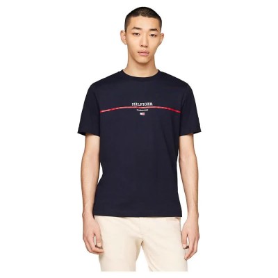 тениска,мъжки,тениски,tommy,hilfiger,mw0mw35464,short,sleeve,t,shirt,blue