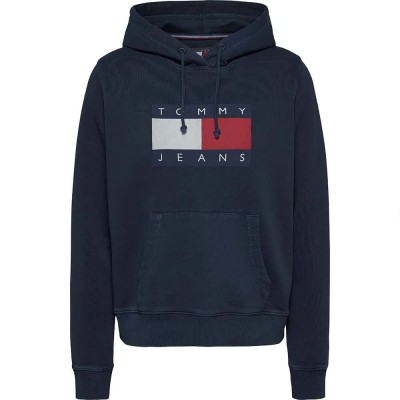 суичър,дамски,блузи,tommy,jeans,regular,flag,ext,hoodie,blue,(dark,night,navy)