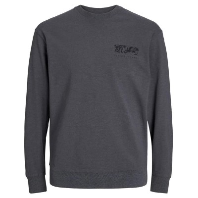 блуза,мъжки,пуловери,jack,&,jones,guru,sweatshirt,asphalt,(grey)