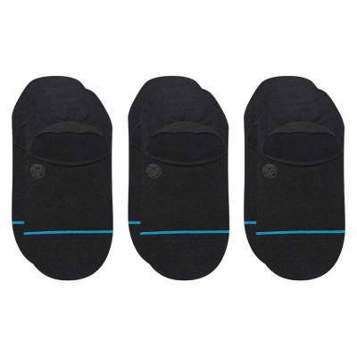 чорапи,мъжки,чорапи,stance,icon,no,show,socks,3,pairs,black,(black)