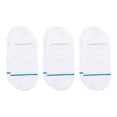 чорапи,мъжки,чорапи,stance,icon,no,show,socks,3,pairs,white