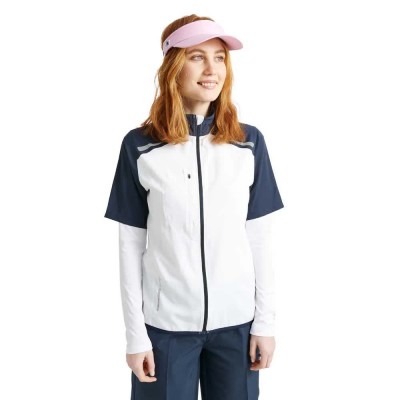 тениска,дамски,тениски,abacus,golf,lanark,stretch,zip,long,sleeve,t,shirt,white,navy,(white)