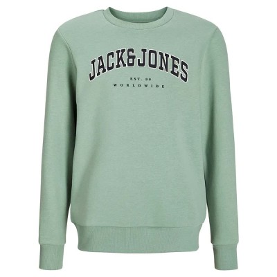 блуза,детски,блузи,jack,&,jones,caleb,varsity,sweatshirt,iceberg,green,(green)