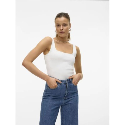 тениска,дамски,тениски,vero,moda,chloe,sleeveless,t,shirt,snow,white,(white)