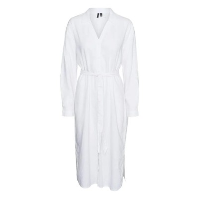 риза,с,дълъг,ръкав,дамски,блузи,дамски,ризи,vero,moda,linn,long,sleeve,shirt,white,(snow,white)