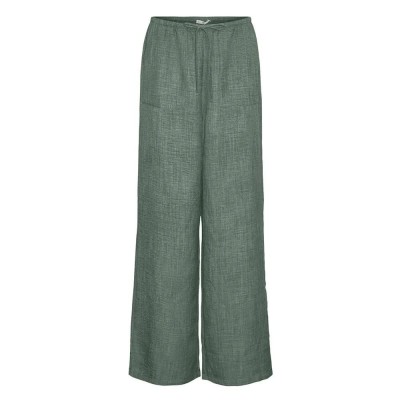 панталони,дамски,панталони,vero,moda,melaney,loose,pants,laurel,wreath,melange,(green)
