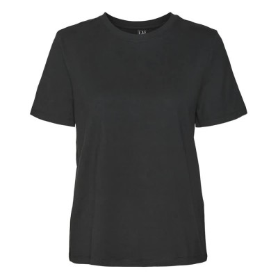 тениска,дамски,тениски,vero,moda,paulina,short,sleeve,t,shirt,black