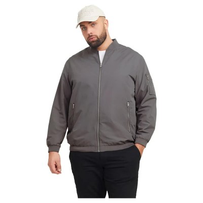 яке,мъжки,якета,jack,&,jones,erush,plus,size,bomber,jacket,grey