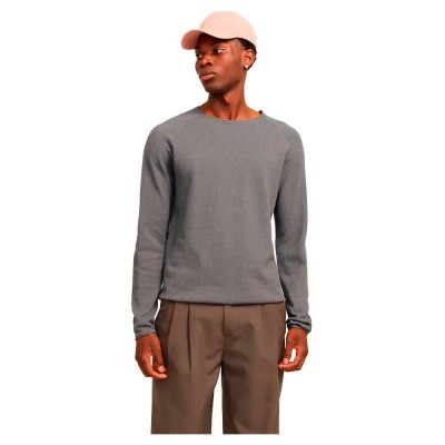 блуза,мъжки,пуловери,jack,&,jones,hill,sweater,castlerock,twist,(grey)