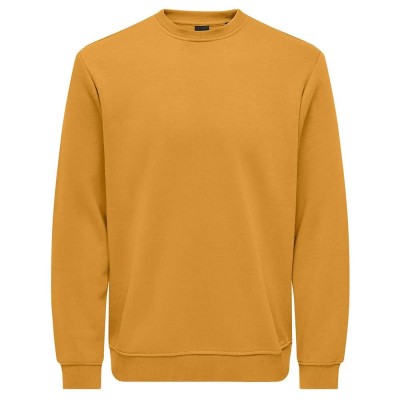 блуза,мъжки,пуловери,only,&,sons,connor,reg,sweatshirt,yellow,(sunflower)