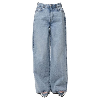 дънки,дамски,панталони,pieces,selma,high,waist,jeans,blue