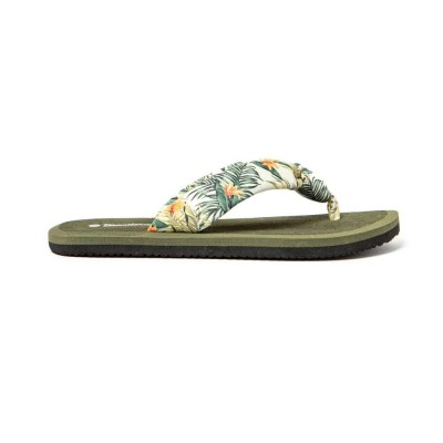 джапанки,дамски,сандали,и,чехли,brasileras,hibiscus,nudo,flip,flops,green,(military,green)
