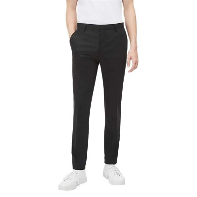 панталони,мъжки,панталони,calvin,klein,stretch,wool,slim,fit,dress,pants,perfect,black,(black)