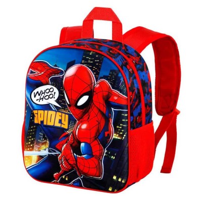 раница,раници,karactermania,spiderman,mighty,3d,backpack,multicolor,(red)